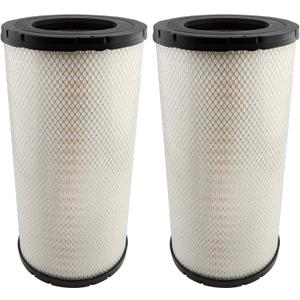 RS3534 Baldwin Engine Air Filter 25.2''x12.8'' Compatible with Peterbilt 378 379 388 Kenworth W900 Western Star 4900 EX FA SA Replaces AF25248 LAF3302 46863 6863 6863 TR5182 Pack