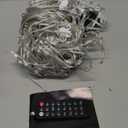 High Pixel Smart Curtain Lights - LED Pioneering App Controlled Color Changing American Flag Light Outdoor Indoor for Christmas, Halloween, Shop, Bar, IP65 Waterproof 9.85x9.85Ft