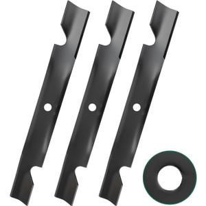 Belleone 115-9650-03 Mower Blades Compatible with Toro Titan ZX5400 ZX5420 MX5400 - Mulching Blades for Toro 54 Inch Deck, Replace 115-2454-03 115-4999 115-4999-03, 3 Pack