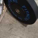 Fitvids 2" Olympic Bumper Plate Weight Plates with Steel Hub, 45LB, Pair
