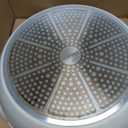 CAROTE 12Inch Nonstick Deep Frying Pan with Lid, 5.5 Qt Jumbo Cooker Saute Pan with Pour Spout, Skillet Induction Cookware, Non Stick Cooking Pan Kitchen Pan PFOA Free, White Granite