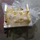 Ginbel Direct 4 Pack Christmas Stocking Holders for Mantle, Stockings Hangers Set of 4, Snowflake Snowman Tree Deer Reindeer Heavy Weighted Hooks for Mantel Fireplace Windows Indoor Decorations Gold