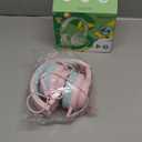 iClever HS19 Kids Headphones with Microphone for School, Safe Volume Limited, Over-Ear Girls Boys Headphones for Kids with Shareport, Foldable Wired for iPad/Travel (Pink)