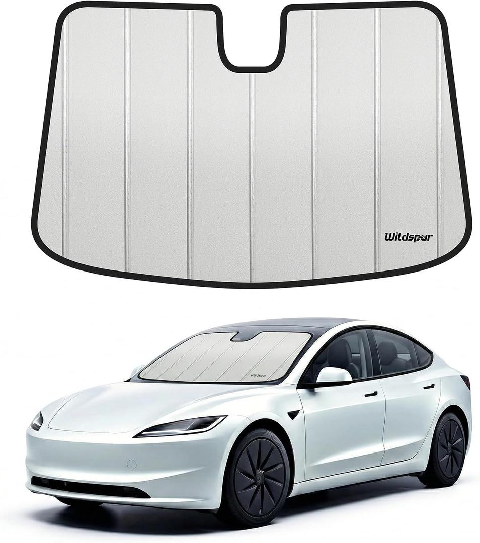 2018-2025 Model3 2020-2025 ModelY Windshield Sun Shade for Tesla Model 3 2018-2025, Model Y 2020-2025 Old Body Style Automotive Car Front Window Sunscreen Sunshade