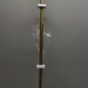 Gold Shower Curtain Rod 34-66 Inches(2.8-5.5ft) Never Rust Adjustable Shower Rod Spring Tension Non Slip No Drilling Shower Rods for Bathroom Garland Window