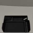 TACORBO Center Console Organizer Tray Compatible with Sienna 2021 2022 2023 2024 2025 Accessories, Armrest Insert Secondary Storage Box, Black Trim