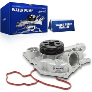 JC Whitney JFBAJCWWP00142 Engine Water Pump with Gasket - Compatible with Jeep Grand Cherokee 2005-2010, Commander 2006-2008, Dodge Charger 2006-2010, Challenger 2008-2010 - 5.7L 6.1L