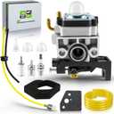 531008681 Carburetor for Husqvarna Select 224L 324RX 324 HDA 55X 324LX Carb with Spark Plug Air Fuel Filter