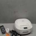 Greadio Boombox CD Player Cassette Player Combo, Boom Box Portable CD Players for Home with Bluetooth, Support AM FM Radio/Remote Control/AUX/USB/Earphone, AC/Battery Operated, LCD Display (Blue)