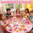 28 Pack Valentines Day Gifts for Kids Classroom Valentines Day Cards with Kawaii Mochi Squishies Fidget Toys for Kids School Valentines for Kids Class Exchange Greeting Cards Party Favors Boys Girls