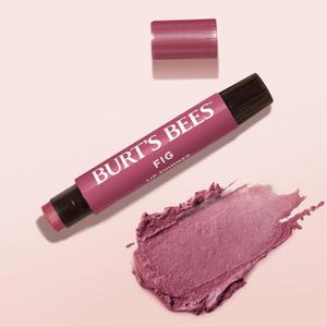 Burt's Bees Shimmer Lip Tint Set, Tinted Lip Balm Stick, Moisturizing for All Day Hydration with Natural Origin Glowy Pigmented Finish & Buildable Color, Fig (3 Count )