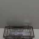 EUDELE 5-Pack Rustproof Stainless Steel Shower Caddy  No Drill Adhesive Bathroom Organizer with Large Capacity, Spacious Shower Shelves for Inside Shower, Kitchen & Home Decor Storage-XL Size (Dark Brown)