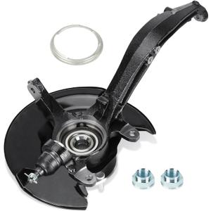 Front Left Steering Knuckle & Wheel Bearing Hub Assembly Compatible with Honda Accord 2003-2007 2.4L (Automatic Transmission, Spline Quantity: 26), Replace for 698401 44300SDAA52, Driver side