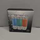 VITVITI Shampoo and Conditioner Dispenser for Shower Wall, Shower Soap Dispenser 3 Chamber No Drill Wall Mounted, 10.2 OZ Plastic Refillable Shower/Body Wash Bottles for Bathroom (Black)