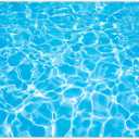 7x4.9ft Summer Swimming Pool Photography Backdrop Blue Splash Water Ripple Background Ocean Party Decorations Baby Shower Photo Booth Banner