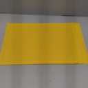 ME.FAN Silicone Placemats [17.7''x12.6''] Heat-Resistant Thicken Non-Slip Tablemats Non-Skid Table Mats Set of 4 (Yellow)