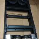 Upgraded 3 in 1 Folding Hand Truck, 600lbs Capacity, Heavy Duty Convertible Dolly with Retractable Handle and 4 Rubber Wheels, Collapsible Cart for Moving Home, Office, Warehouse (Black)