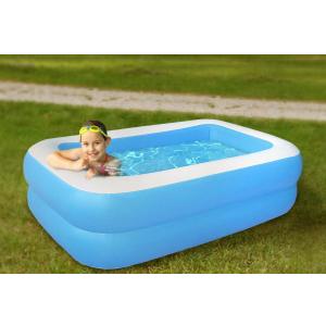 Inflatable Pool for Kids, Baby Pools 47"" X 35"" X 13"" Thickened Family Swimming Pool for Toddlers, Outdoor, Garden, Backyard, Summer Water Party, Blue