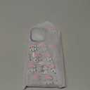 Rosarnnah for iPhone 16 Case Cute - Compatible with Magsafe - Durable Shockproof 6.6 ft Drop Impact Phone Case - Funny Milk Cow Ducky Design (6.1") Glitter Pink