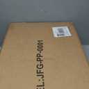 3 Tier Slim Bathroom Storage Cabinet, Narrow Organizer with Wheels and Toilet Paper Holder, Waterproof, No Assembly Required, Perfect for Small Spaces in Bathroom, Kitchen and Bedroom (Cream White B)