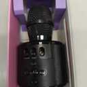 BONAOK Karaoke Microphone for Kids & Adults - Bluetooth Microphones Singing Mic with Disco Lights, Echo Effect, Built-in Speaker Portable Karaoke Player for Party Travel Gifts Q78(Black)