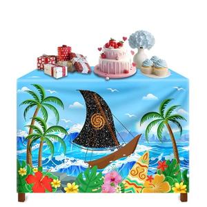 1Pcs Luau Party Decoration Hawaiian Summer Beach Themed Tablecloth Baby Shower Supply for Party