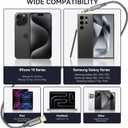 3 x Welldiea USB C to Aux 3.5mm Audio Jack Adapter - Type-C to 3.5mm Headphone Cable Compatible with iPhone 16/15 Series, iPad Pro/Air, Pixel 7 (Grey)