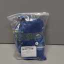 Plaid Dog Hoodie Pet Clothes Sweaters with Hat Large (Pack of 1) (Blue Paw) L