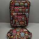 Rockland Fashion Softside Upright Luggage Set, Expandable, Owl, 2-Piece (14/19)