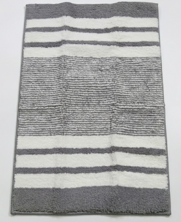  Bathroom Rugs Mat 3*2FT, Non Slip,Quick Drying, Ultra Soft and Water Absorbent Bath Carpet for Bedroom Floor Living Room,Machine Washable, Gray 