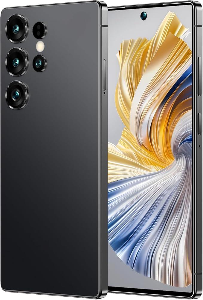 L25 Ultra 6.8" Android 14 5G Smartphone 108MP+78MP Dual Camera 7800mAh Battery 12GB+512GB Stylus Pen 12-Core Processor (Purple)