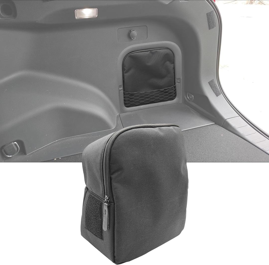 Trunk Upgrade, Trunk Organizer Pocket Bag, Trunk Cubby Storage bag,Cargo side pocket For Toyota Rav4 2025 2024 2023 2022 2021 2020 2019 Black, 1 pc