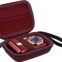 for KODAK PIXPRO Friendly Zoom FZ55/FZ45/FZ43 16MP Digital Camera Hard Carrying Storage Case(Only Red Case)