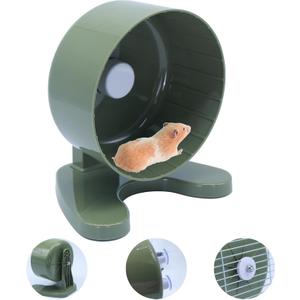 Hamster Wheel, 6.5" Super-Silent Exercise Wheels, Dual-Bearings Quiet Spinner Running Wheels, 3 Installation Methods, Fits Any Hamster Cage, Hamsters Toy for Dwarf Hamsters, Gerbils, and Small Pets.