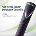 SAPLIZE High-performance Rubber Golf Grips 13 Pack, High Shock Absorption, Non-slip, Choose from 13 Grips with 15 Tapes or Full Regripping Kit, Std/Mid/Jumbo, CC10 Series