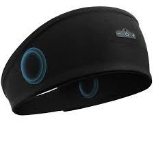 TOPIEI Sleep Headphones Bluetooth Headband for Side Sleeper, 17 Hours Playtime, Wireless Headband Headphones with HD Stereo Speakers for Workout,Running,Yoga, Ideal Gifts for Men, Women, Teens, Black