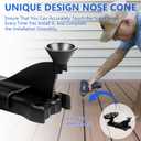 Hideaway Hidden Fastener Installation Tool, Compatible with Trex Hidden Fasteners, Installing Decking Boards Hidden Fastener in One Step, Included Star Drive Bit. Fast&efficient Installation Decking.