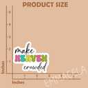 2 x (3PCS) Christian Stickers  Make Heaven Crowded Bible Verse - Waterproof Vinyl Decals for Laptops, Water Bottles, Tumblers, Scrapbooks  Faith Religous Quotes 3" x 2.6 "