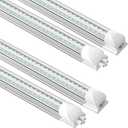 SHOPLED LED Shop Light 3FT, 34W 4760LM 6000K Cool White, V-Shaped Linkable T8 3 Foot Tube Lights, LED Ceiling Lights for Workbench, Workshop, Basement, ETL Listed, 4 Pack