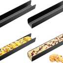 U-Shape Biscuit Cake Bread Mold, Non-Stick Cranberry Cookie Mold, Rectangular Cookie & Bread Mold for Baking for Making Cranberry Cookies, Biscotti Set of 4