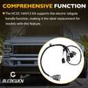 HC3Z-14A412-EA Rear Tailgate Handle Jumper Wiring Harness Compatible with 2017-2019 Ford F-250 F-350 F-450 F-550 Super Duty Rear Handle Jumper Harness Replace HC3Z14A412EA