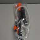 Portable Transfer Pump Battery Operated Electric Siphon Pump for Gas, Fuel, Diesel, Water Transfer 2.4 GPM Flow Oil Extractor -Easy to Use Hand Fuel Pump, Multi-Use Siphon Fuel Transfer Pump (Orange) (1 Pack of Orange)