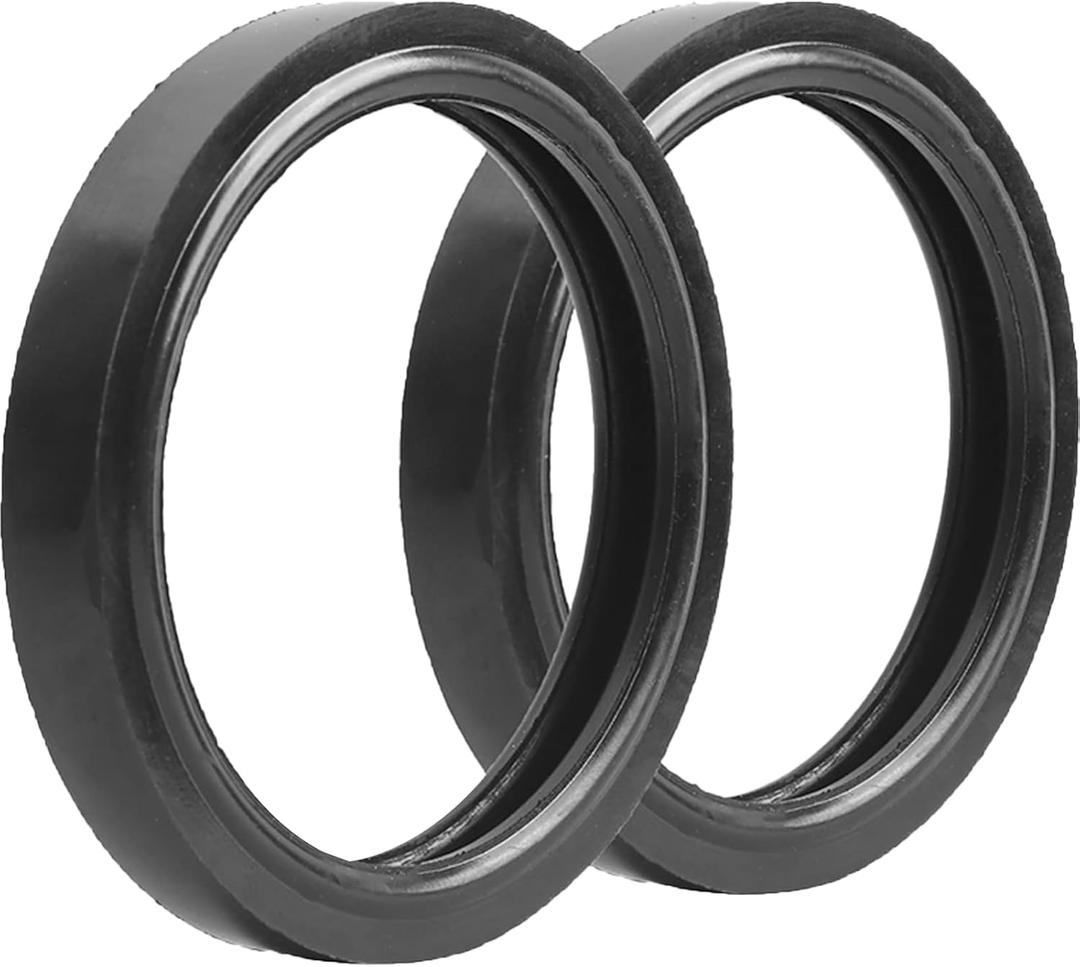 AR-PRO 2-Pack 79108500 Pool Light Gaskets Compatible with Pentair O-344, AquaLight and SpaBrite Pool and Spa Lights - 3.42 Inch ID, 4.3 Inch OD - Watertight Silicone Seal (Black)