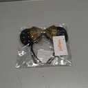 2 x Halloween Mouse Ear Hair Bow Headband with Web, Masquerade Party Headwear for Women Girls