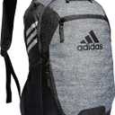 adidas Stadium 3 Soccer Backpack with Ball Pocket, 36L (OSFA, Jersey Onix Grey/3.0)
