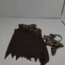 fun shack Cavegirl Costume For Kids, Cave Girl Dress, Caveman Outfit For Girls, Fun Cavegirl Dress Up L