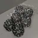 30 Pcs Metal Coaster Holders, Thick Iron Coaster Holder for 4 Inch Round and Square Coasters Black Square Coasters Holder Set