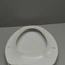Bemis 7300SLEC Slow Close Toilet Seat, Easy Clean Hinges and Durable Plastic Seat, Made in USA, Elongated, White