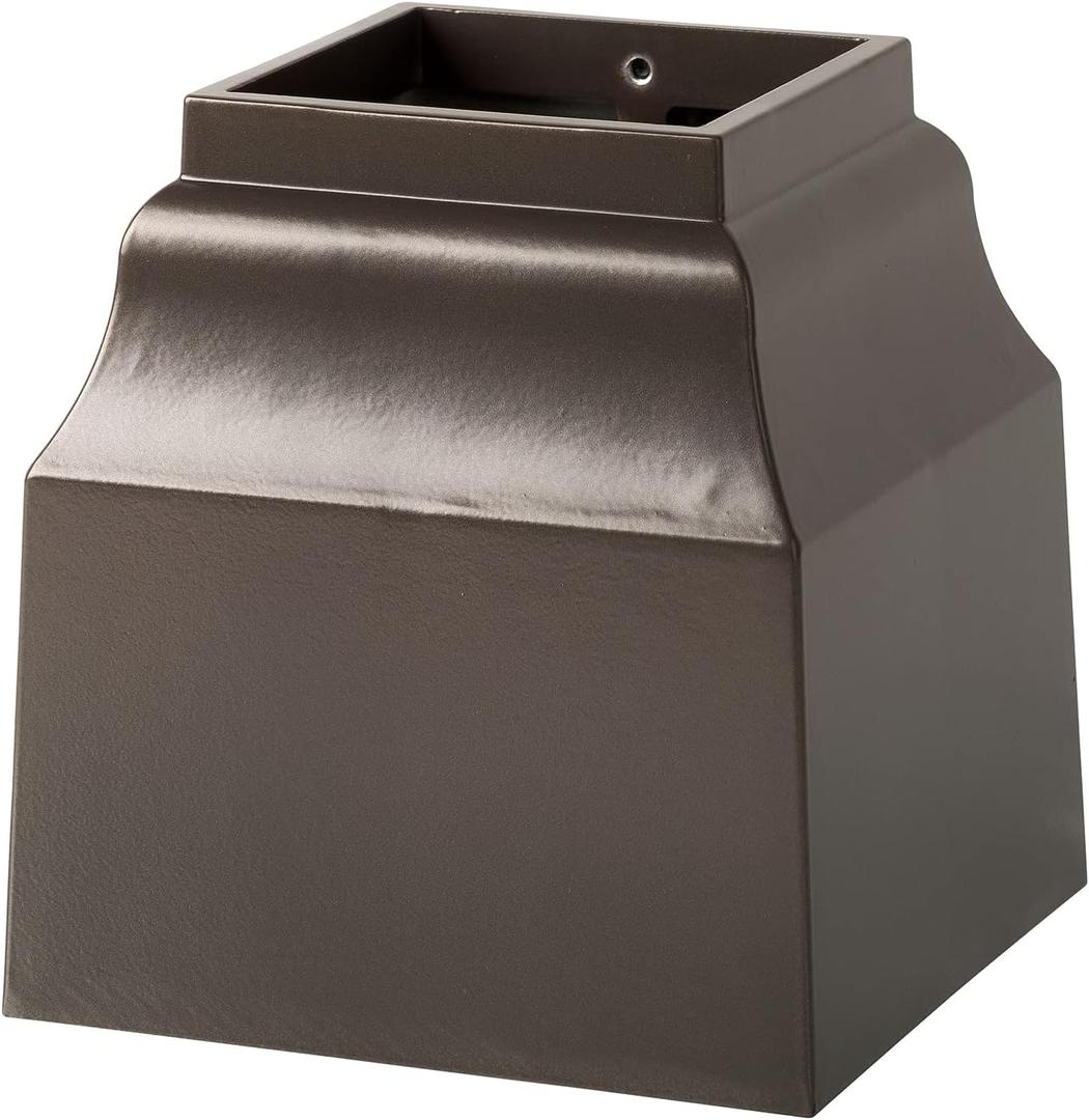 Whitehall Cascade Bronze Mailbox Post Base Cuff Whitehall Cascade Bronze Mailbox Post Base Cuff