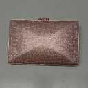 CORIOS Small Clutch Purses for Women Evening Bag with Leaf-style Flip Lock Bridal Wedding Handbag